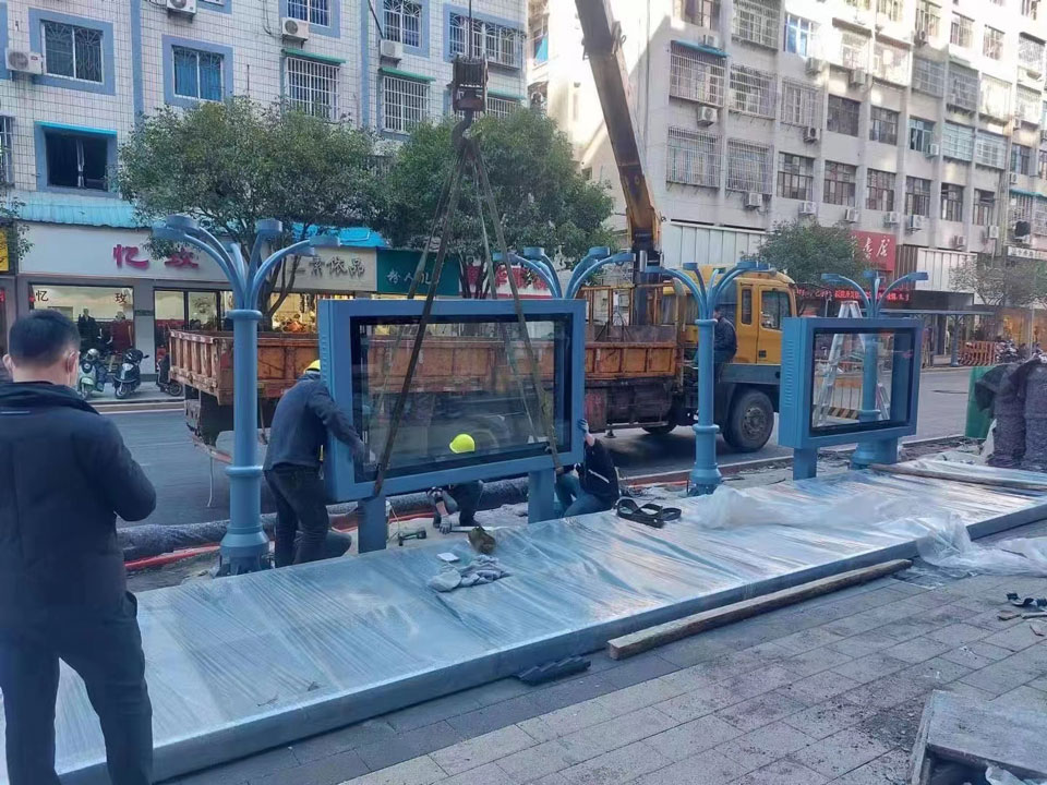 南(nan)平候車(che)亭安(an)裝(zhuang)圖